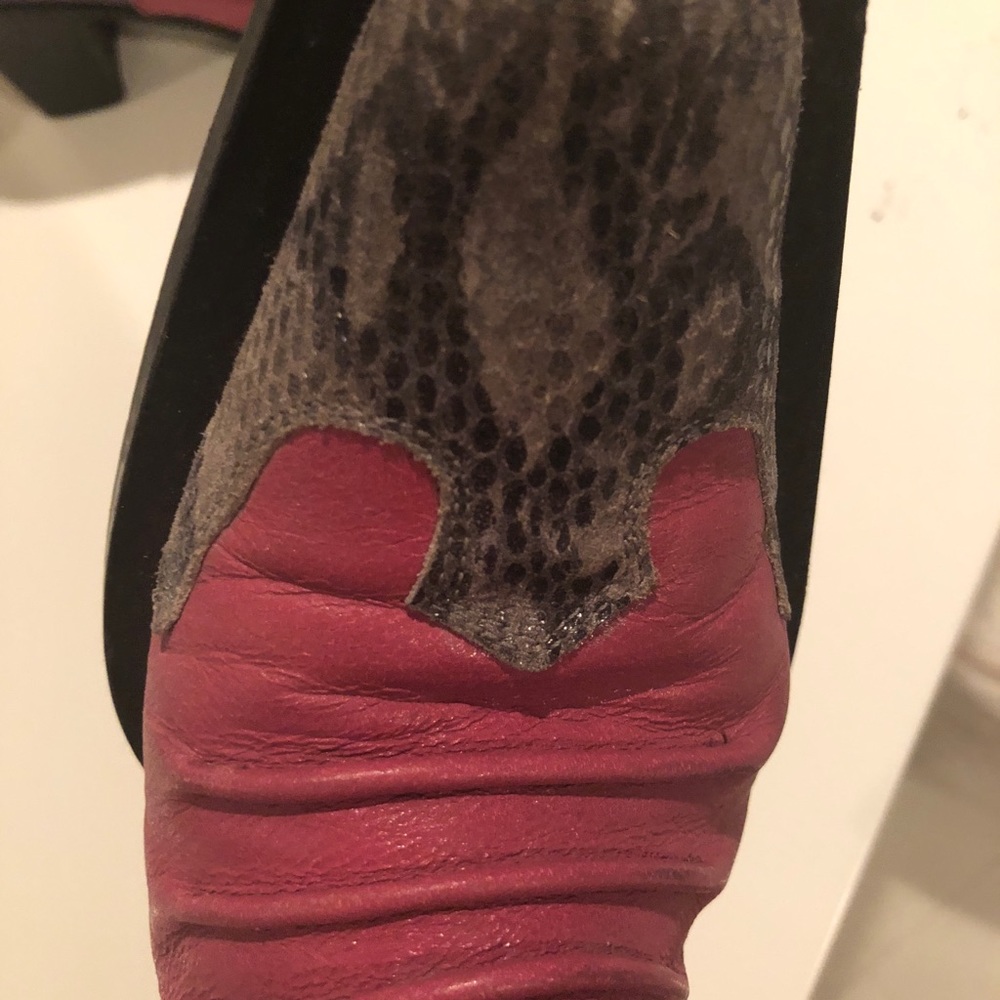 Leather + Python Booth Made In Italy - image 3